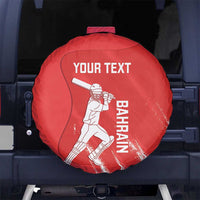 Custom Bahrain Cricket Spare Tire Cover Go Champions Grunge Style - Wonder Print Shop