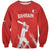 Custom Bahrain Cricket Sweatshirt Go Champions Grunge Style - Wonder Print Shop