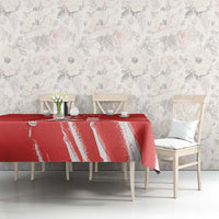 Custom Bahrain Cricket Tablecloth Go Champions Grunge Style - Wonder Print Shop