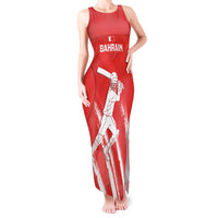 Custom Bahrain Cricket Tank Maxi Dress Go Champions Grunge Style - Wonder Print Shop
