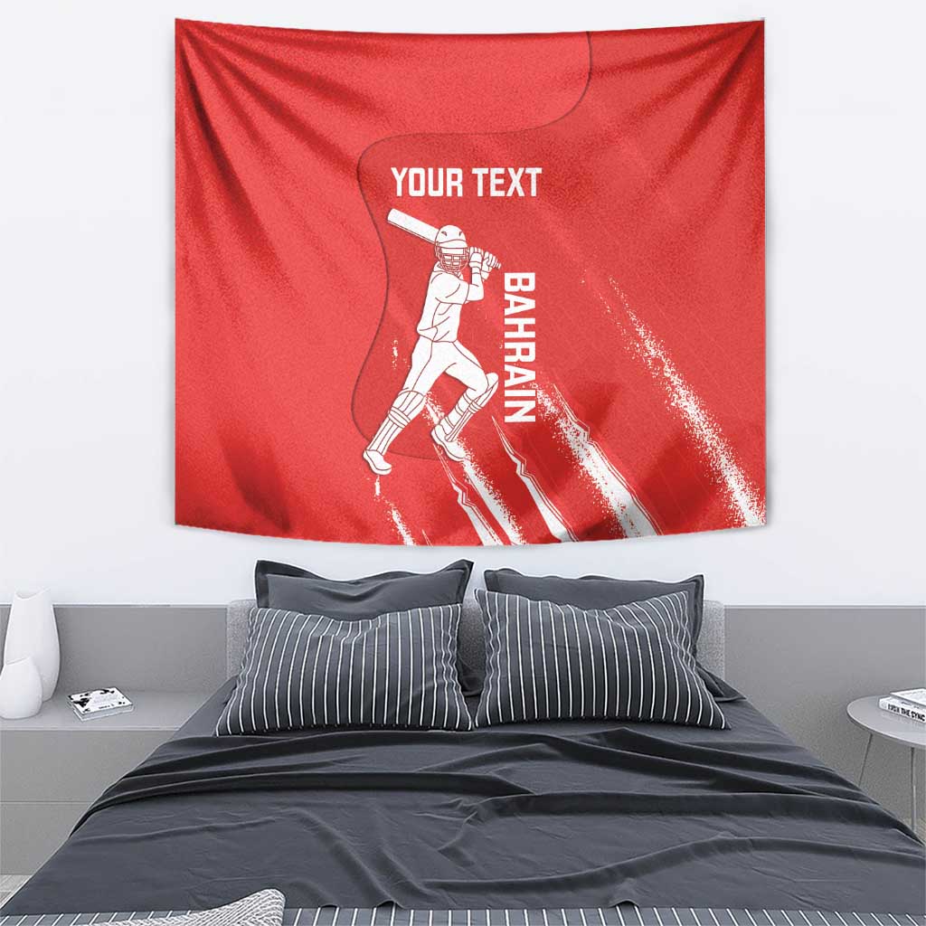 Custom Bahrain Cricket Tapestry Go Champions Grunge Style - Wonder Print Shop