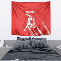 Custom Bahrain Cricket Tapestry Go Champions Grunge Style - Wonder Print Shop