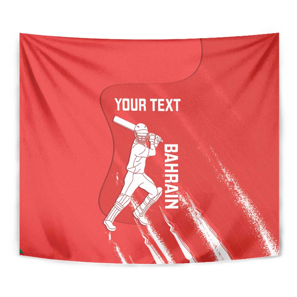 Custom Bahrain Cricket Tapestry Go Champions Grunge Style - Wonder Print Shop
