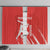 Custom Bahrain Cricket Window Curtain Go Champions Grunge Style - Wonder Print Shop