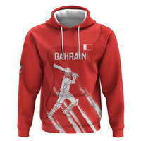 Custom Bahrain Cricket Zip Hoodie Go Champions Grunge Style - Wonder Print Shop