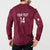 Custom Qatar Cricket Button Sweatshirt Go Champions Qataris Flag Style - Wonder Print Shop