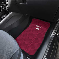 Custom Qatar Cricket Car Mats Go Champions Qataris Flag Style - Wonder Print Shop
