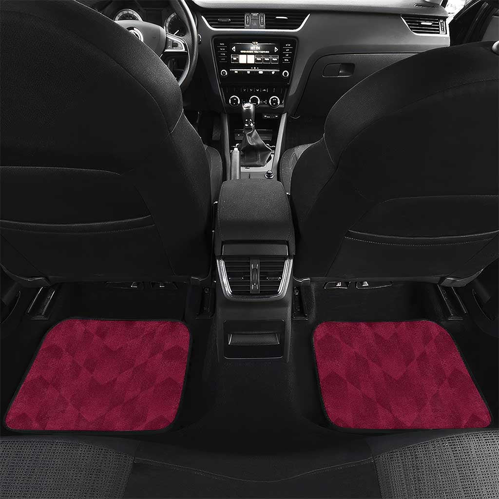 Custom Qatar Cricket Car Mats Go Champions Qataris Flag Style - Wonder Print Shop