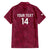 Custom Qatar Cricket Family Matching Long Sleeve Bodycon Dress and Hawaiian Shirt Go Champions Qataris Flag Style - Wonder Print Shop