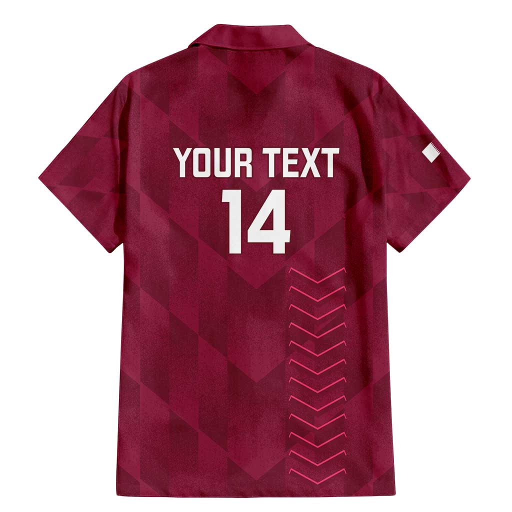 Custom Qatar Cricket Family Matching Mermaid Dress and Hawaiian Shirt Go Champions Qataris Flag Style - Wonder Print Shop