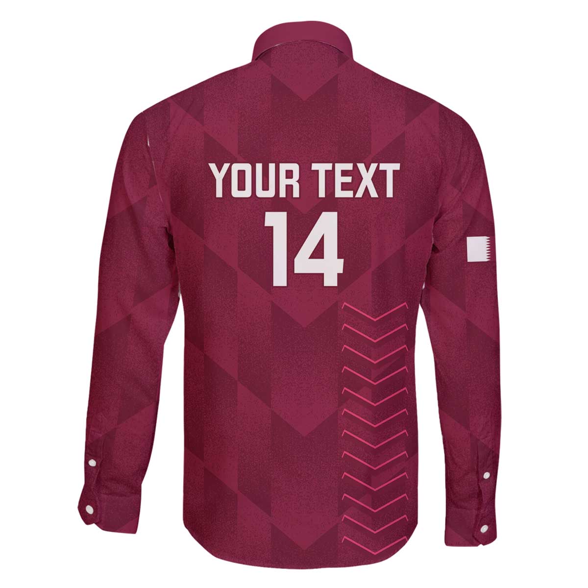 Custom Qatar Cricket Family Matching Off The Shoulder Long Sleeve Dress and Hawaiian Shirt Go Champions Qataris Flag Style - Wonder Print Shop