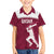 Custom Qatar Cricket Family Matching Off The Shoulder Long Sleeve Dress and Hawaiian Shirt Go Champions Qataris Flag Style - Wonder Print Shop