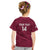 Custom Qatar Cricket Kid T Shirt Go Champions Qataris Flag Style - Wonder Print Shop