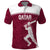 Custom Qatar Cricket Polo Shirt Go Champions Qataris Flag Style - Wonder Print Shop