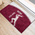 Custom Qatar Cricket Rubber Doormat Go Champions Qataris Flag Style - Wonder Print Shop