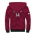 Custom Qatar Cricket Sherpa Hoodie Go Champions Qataris Flag Style - Wonder Print Shop