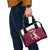 Custom Qatar Cricket Shoulder Handbag Go Champions Qataris Flag Style