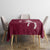 Custom Qatar Cricket Tablecloth Go Champions Qataris Flag Style - Wonder Print Shop