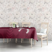 Custom Qatar Cricket Tablecloth Go Champions Qataris Flag Style - Wonder Print Shop