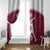 Custom Qatar Cricket Window Curtain Go Champions Qataris Flag Style - Wonder Print Shop