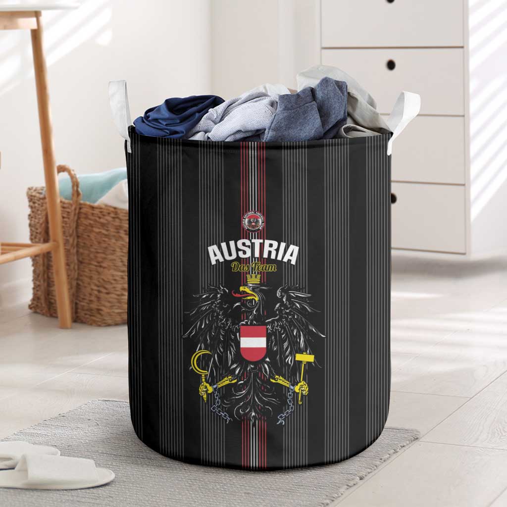 Austria Football Laundry Basket 2026 Go Das Team Striped Style - Wonder Print Shop