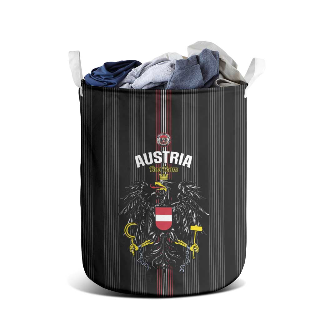 Austria Football Laundry Basket 2026 Go Das Team Striped Style - Wonder Print Shop
