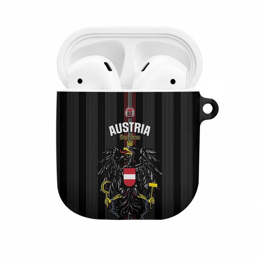Austria Football AirPods Case 2026 Go Das Team Striped Style - Wonder Print Shop