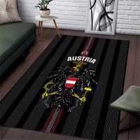 Austria Football Area Rug 2026 Go Das Team Striped Style - Wonder Print Shop