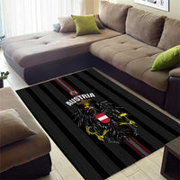 Austria Football Area Rug 2026 Go Das Team Striped Style - Wonder Print Shop