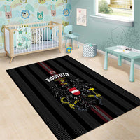 Austria Football Area Rug 2026 Go Das Team Striped Style - Wonder Print Shop