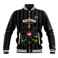 Custom Austria Football Baseball Jacket 2026 Go Das Team Striped Style - Wonder Print Shop