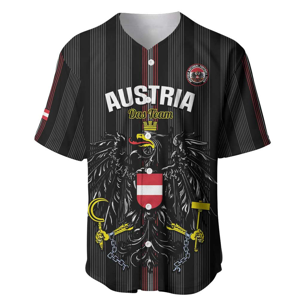 Custom Austria Football Baseball Jersey 2026 Go Das Team Striped Style - Wonder Print Shop