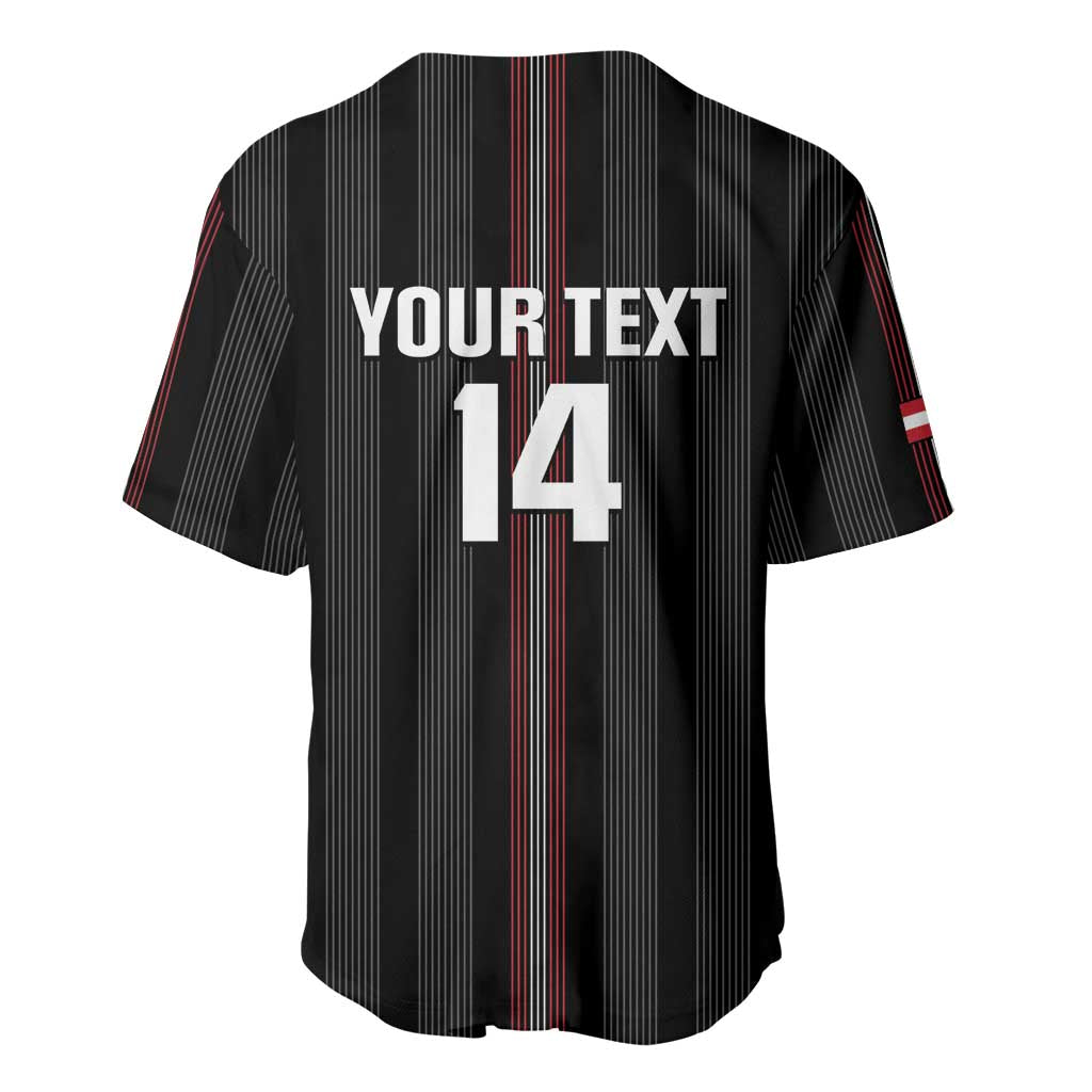 Custom Austria Football Baseball Jersey 2026 Go Das Team Striped Style - Wonder Print Shop