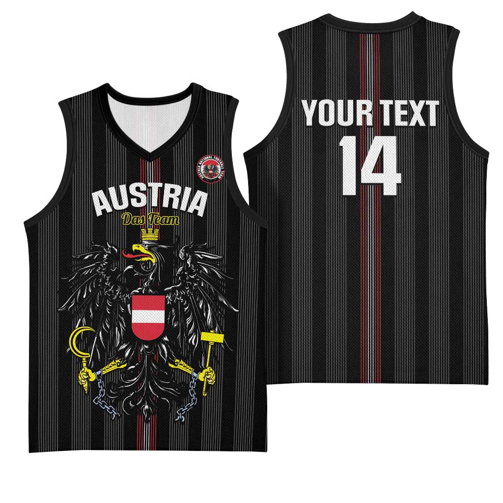 Custom Austria Football Basketball Jersey 2026 Go Das Team Striped Style - Wonder Print Shop