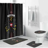 Austria Football Bathroom Set 2026 Go Das Team Striped Style - Wonder Print Shop