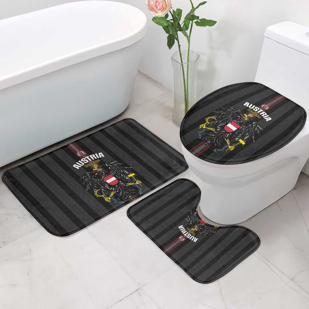 Austria Football Bathroom Set 2026 Go Das Team Striped Style - Wonder Print Shop