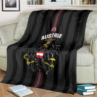 Austria Football Blanket 2026 Go Das Team Striped Style - Wonder Print Shop