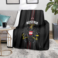 Austria Football Blanket 2026 Go Das Team Striped Style - Wonder Print Shop