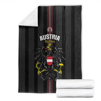 Austria Football Blanket 2026 Go Das Team Striped Style - Wonder Print Shop