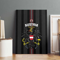 Austria Football Canvas Wall Art 2026 Go Das Team Striped Style - Wonder Print Shop