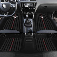 Custom Austria Football Car Mats 2026 Go Das Team Striped Style - Wonder Print Shop