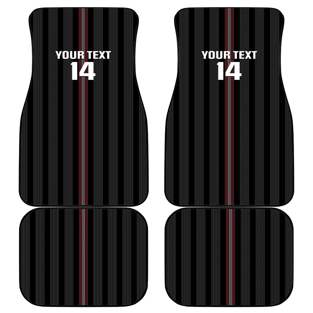 Custom Austria Football Car Mats 2026 Go Das Team Striped Style - Wonder Print Shop