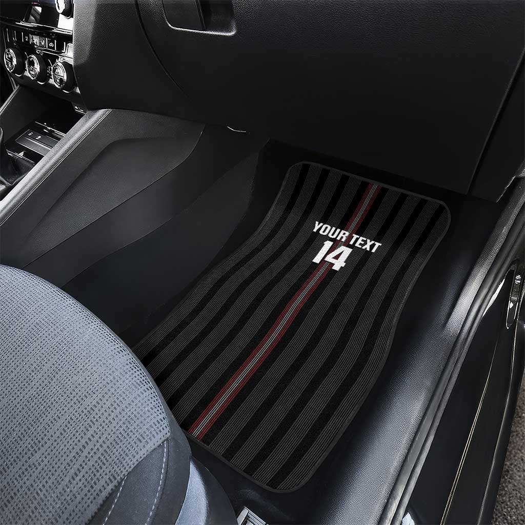 Custom Austria Football Car Mats 2026 Go Das Team Striped Style - Wonder Print Shop