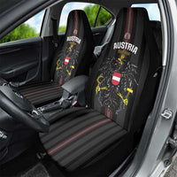 Austria Football Car Seat Cover 2026 Go Das Team Striped Style - Wonder Print Shop