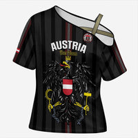 Custom Austria Football Cross Shoulder Shirt 2026 Go Das Team Striped Style - Wonder Print Shop