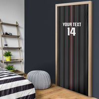Custom Austria Football Door Cover 2026 Go Das Team Striped Style - Wonder Print Shop
