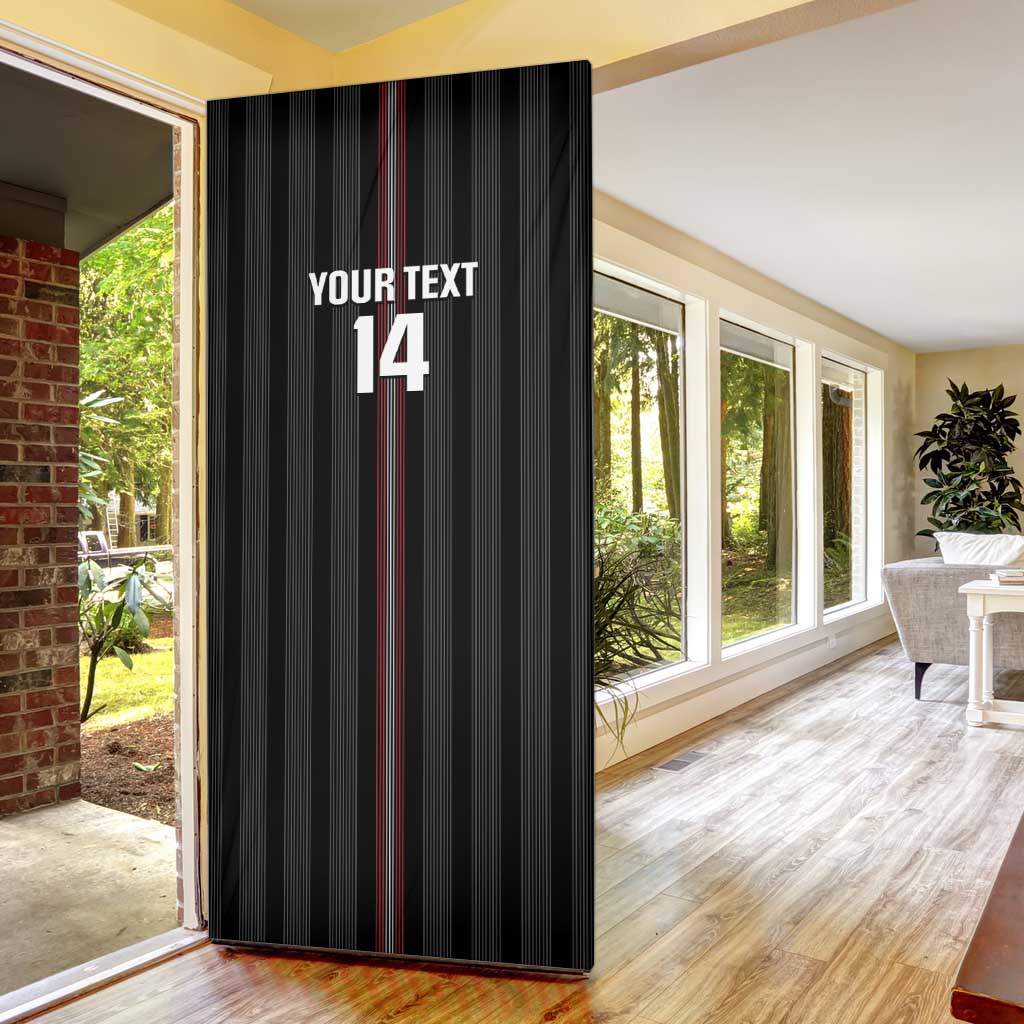 Custom Austria Football Door Cover 2026 Go Das Team Striped Style - Wonder Print Shop