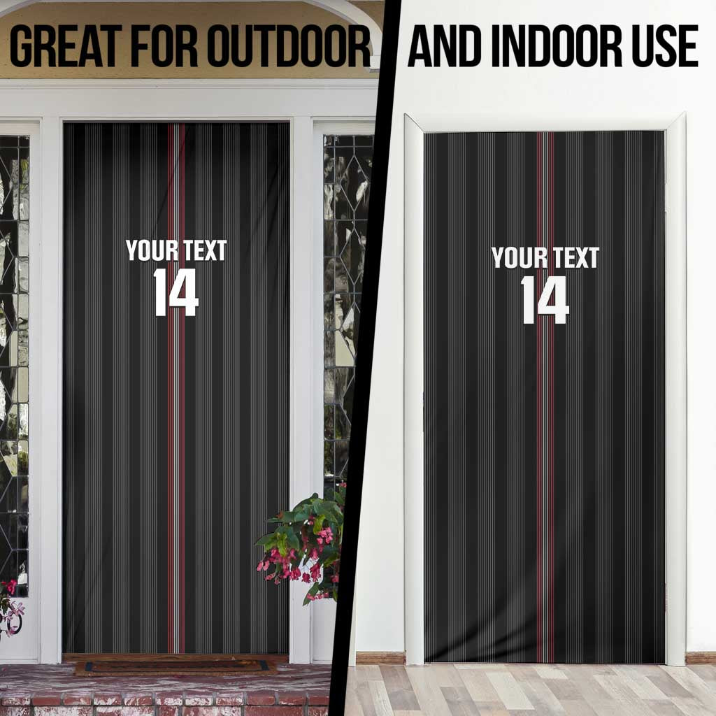 Custom Austria Football Door Cover 2026 Go Das Team Striped Style - Wonder Print Shop