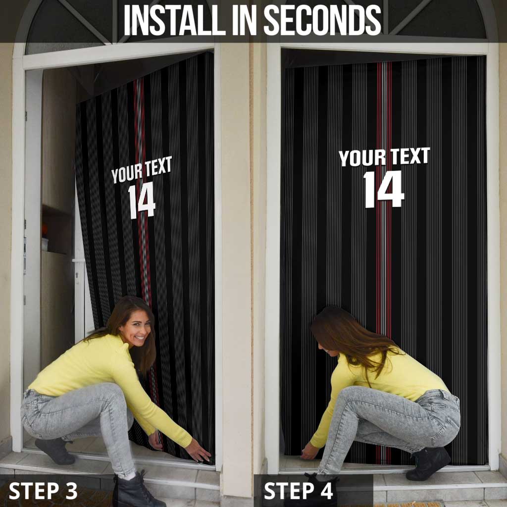 Custom Austria Football Door Cover 2026 Go Das Team Striped Style - Wonder Print Shop