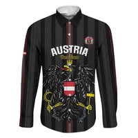 Custom Austria Football Family Matching Mermaid Dress and Hawaiian Shirt 2026 Go Das Team Striped Style - Wonder Print Shop